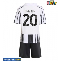 Juventus Lois Openda #20 Heimtrikotsatz Kinder 2025-26 Kurzarm (+ Kurze Hosen)